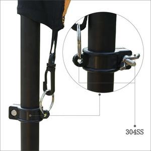 เสาธงรูปหยดน้ำแบบพิมพ์ลายเอง ราคาถูก ขนาด 4.5 เมตร ขายดี สำหรับใช้งานภายนอกอาคาร ธงชายหาด - Product Image 6