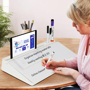 มินิไวท์บอร์ดคีย์บอร์ดเดสก์ท็อปยอดนิยมกระดานเขียนกระจกนิรภัยบอร์ดสำนักงานธุรกิจกระดานลบข้อความ - Product Image 6