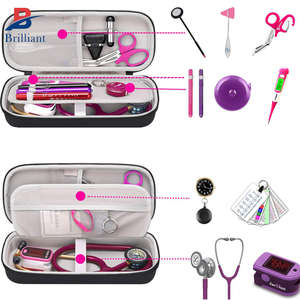 อุปกรณ์พยาบาล กระเป๋าใส่หูฟังแพทย์แบบพับได้  วัสดุ EVA แข็งแรง ทนทาน สำหรับหูฟัง 3M Littmann กระเป๋าเดินทางสำหรับพยาบาล - Product Image 2