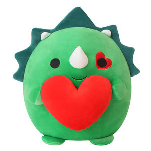 U908 personalizzare simpatici peluche Dino giocattolo con cuore dinosauro peluche piccolo peluche per regali <span class=keywords><strong>di</strong></span> san valentino decorazioni per la casa - Product Image 1