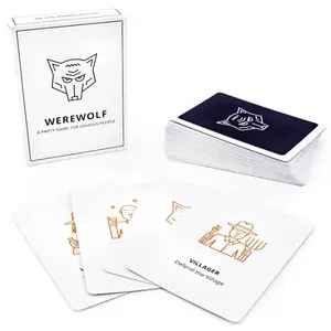 Özel rekabetçi fiyat Poker kart oyunu baskı özel masa üstü oyunları iskambil kartları
