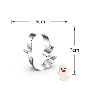 2026 <span class=keywords><strong>Halloween</strong></span> Ghost Cookie Cutter fantasma <span class=keywords><strong>Halloween</strong></span> Cake Cutter Set Cortador De Galletas in acciaio inox Cookie Cutter per la cottura - Product Image 5