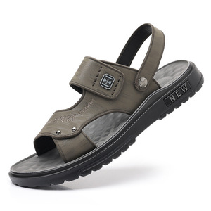 รองเท้าแตะระบายอากาศสำหรับผู้ชาย พื้นรองเท้ายางสูง 0.25 นิ้ว รองเท้าชายหาด สไตล์ลำลองแบบสปอร์ต - Product Image 5