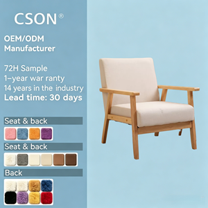 <span class=keywords><strong>Poltrone</strong></span> in Tessuto di Tendenza per il Relax, Sedie da Lettura per Soggiorno, Camera da Letto, Hotel - <span class=keywords><strong>Poltrone</strong></span> in Legno Stile Semplice - Product Image 1