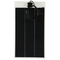 Panneaux solaires semi-fins flexibles légers à haute efficacité 100W (23,5 %) disponibles en OEM pour toitures de camping-cars et camping en extérieur