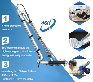 เครื่องเลเซอร์ Pico สำหรับลบรอยสักแบบตั้งโต๊ะ ใช้เทคโนโลยี Q-switched Nd Yag Laser เพื่อการฟื้นฟูสภาพผิว - Product Image 4