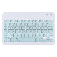 Ultra İnce LED Arkadan Aydınlatmalı Kablosuz Klavye Mouse Seti iPad Tabletler Telefonlar Şarj Edilebilir Taşınabilir BT 5.0 Ofis Oyun Seyahat