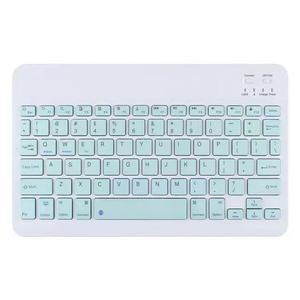 <span class=keywords><strong>Clavier</strong></span> et <span class=keywords><strong>souris</strong></span> sans fil rétroéclairés par LED ultra-minces, compatibles avec les tablettes iPad, les téléphones, rechargeables, portables, BT 5.0, pour le bureau, les jeux, les voyages - Product Image 3