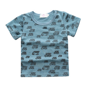 Ropa Infantil al por Mayor, Camisetas de Verano para Niños con Estampado, Camisetas para Niños con Rayas - Product Image 2