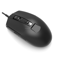 Souris optique biométrique à empreintes digitales M-180F à prix abordable, design ergonomique USB, étanche, noire, 6 boutons,