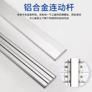 Resonance Bus <b>Door</b> Hinges Cold-Rolled Aluminum Alloy Steel Silent Operation <b>Cabinet</b> <b>Sliding</b> <b>Door</b> Hardware Left Right Universal - Product Image 2