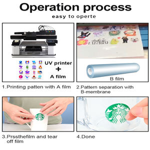 आसान-वीडिंग uv dtf फिल्म 30 सेमी ए 3 60 सेमी uv dtf a और b फिल्म रोल सेट सॉफ्ट ट्रांसफर uv dtf फिल्म - Product Image 2