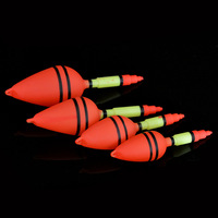Flotteur de pêche en mousse orange fluorescente à grande flottabilité pour lancer longue distance, idéal pour la pêche à la carpe et en mer - Vente en gros