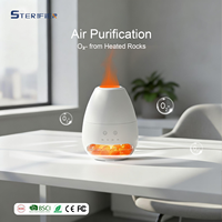 Nouveau produit 2026 : Mini lampe de sel de l'Himalaya avec diffuseur d'arômes et fonction d'arrêt automatique pour la relaxation