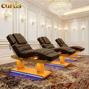 Base de Acero Inoxidable de Alta Calidad con Luz LED, Doble Columna, Alta Capacidad de Carga, 4 Motores Eléctricos, para Salón de Belleza, Gimnasio, Sala de Estar - Product Image 2