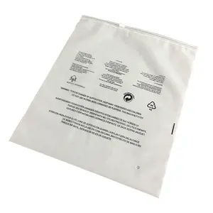 Roupas íntimas Cosméticos Sacos de Embalagem para Vestuário CPE EVA Ziplock Frosted Plastic Zipper Packaging Bags para Pequenas Empresas