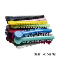 JAPI Ligatures Orthodontiques Dentaires, Matériel Dentaire Médical, Anneaux Élastiques Colorés pour Appareils Orthodontiques