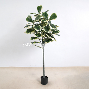 Large Potted Plant Artificial Gardening Fiddle-leaf Fig Artificial <b>Tree</b> Greenery for Wedding Home Shopping Mall Decor - Product Image 2