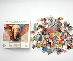 4-6歳の女の子のための中国メーカーのパズル工場卸売3005001000個のパズルカスタムジグソーパズル