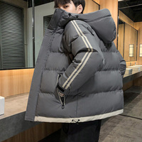 Veste d'hiver pour homme à fermeture éclair, épaisse, à col à capuche, grande taille, décontractée, urbaine, doudoune, très demandée