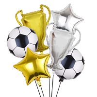 Ballon en feuille d'aluminium bleu de 40 pouces, ensemble sur le thème du basketball, ballons en Mylar étoiles, fournitures de décoration pour fête sportive d'anniversaire de 10 ans pour garçons
