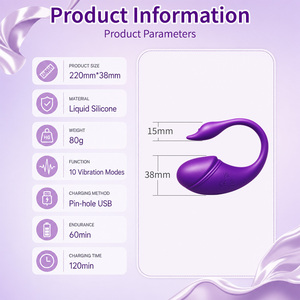 Vibratore Indossabile per Donne Controllato da App, Vibrazioni per Punto G/Vaginali, 9 Frequenze, Impermeabile, Ricaricabile USB - Product Image 6