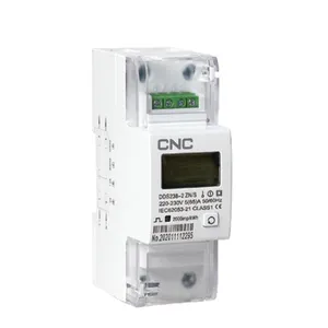 CNC Elétrico 65A Tuya WIFI Inteligente Energia Medidor kWh Medidor Wattmeter