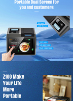 TPV de Escritorio Z100 con Cortador Automático, Compatible con Impresoras de 58 mm y 80 mm