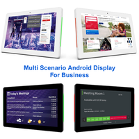 Tableta Táctil de Señalización Digital para Reserva de Salas de Reuniones con Pantalla LED de 10.1 Pulgadas, Comercial, RK3568, Android 11, NFC, POE