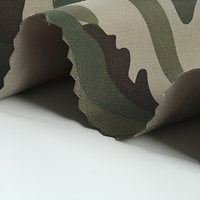 Tissu de travail camouflage 100% polyester 200 g/m², sergé 150 cm, imitation gabardine, tissu uniforme