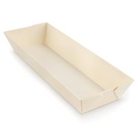 Boîte en bois jetable avec couvercle en plastique, boîte à gâteaux, boîte à cupcakes, boîte à sandwichs, emballage alimentaire, taille personnalisée, logo