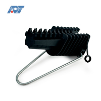 Connecteurs à fibres optiques pour l'extérieur Pince de tension à coin pour câble de dérivation Installation aérienne Accessoires de serrage de fil d'ancrage ADSS