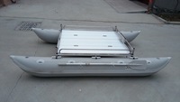 Bateau gonflable en PVC, mini yacht Catamaran