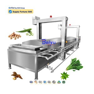 เครื่องลวกผักผลไม้เกรดอาหาร Baiyu สำหรับโรงงานผลิต ให้ความร้อนสม่ำเสมอ ผลิตต่อเนื่อง 5-60 กิโลวัตต์ - Product Image 6