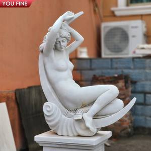Estatua de Mujer Bailando en Mármol YOUFINE, Elegante, para Decoración de Jardines y Villas - Product Image 4