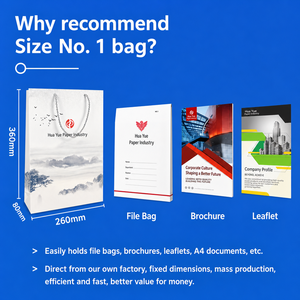 Bolsa de <span class=keywords><strong>Cartulina</strong></span> Blanca con Logotipo Personalizado Impreso, Acabado Brillante, Resistente al Agua, para Regalos y Compras - Product Image 4
