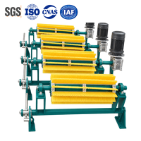 Nettoyeur à brosse rotative électrique robuste pour centrales électriques, destiné aux systèmes de manutention de matériaux en vrac