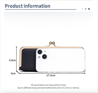 Étui à lunettes Ando Bag en cuir de vachette véritable avec miroir, fermeture à pression, organiseur de voyage pour lunettes de soleil et bijoux