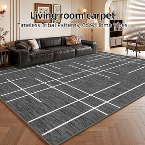 EIFFEL HOME Alfombra con diseño de plantas y flores, fibra de poliéster, lavable a máquina, para el hogar, sala de estar, dormitorio - Product Image 3
