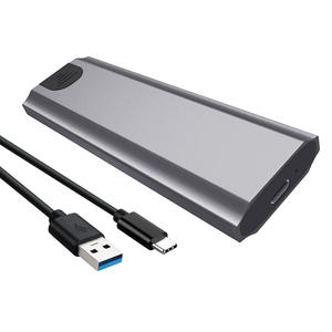 Caja para Disco Duro SSD M2 de Aleación de Aluminio, USB 3.1 Tipo-C, para Ngff/Nvme de Doble Protocolo, Gran Venta - Product Image 1