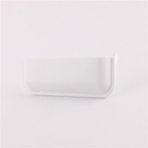 Pieza de repuesto para manija de puerta de secadora W10861225, material ABS blanco para electrodomésticos de lavandería - Product Image 1