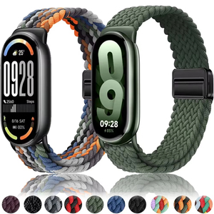 Bracelet en nylon pour <span class=keywords><strong>Xiaomi</strong></span> <span class=keywords><strong>Mi</strong></span> Band 9/8, bracelet de sport respirant de haute qualité, accessoires pour <span class=keywords><strong>Mi</strong></span> Band <span class=keywords><strong>10</strong></span> 9 NFC, bracelet de remplacement - Product Image 1