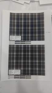 Tela a cuadros de algodón Giza de grado superior para niñas y niños transpirable cómoda para camisas de gama alta prendas a medida personalizadas - Product Image 5