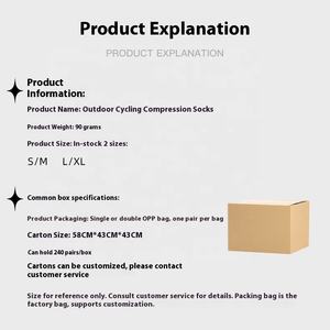 ถุงเท้ากีฬาแบบบีบอัดสำหรับผู้ชายและผู้หญิง20-30มม. ปรอทสำหรับวิ่งมาราธอนขี่จักรยานฟุตบอลเส้นเลือดขอด - Product Image 5