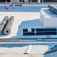 Membrane imperméable en PVC écologique anti-UV, système de toiture monocouche, durée de vie de plus de 20 ans pour les sous-sols exposés