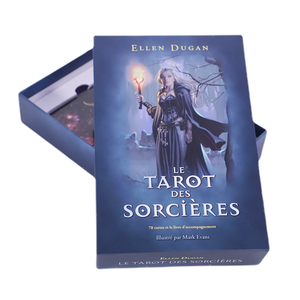 Diseño personalizado bruja sabiduría lujo <span class=keywords><strong>el</strong></span> <span class=keywords><strong>mundo</strong></span> <span class=keywords><strong>tarot</strong></span> tarjeta impresión romance <span class=keywords><strong>tarot</strong></span> tarjeta en francés al por mayor <span class=keywords><strong>el</strong></span> mago <span class=keywords><strong>tarot</strong></span> tarjeta - Product Image 1