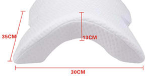 Almohada de brazo, almohada de arco, almohada de abrazo para el almuerzo, algodón de memoria de rebote lento para dormir, espuma viscoelástica cuadrada para parejas, 7 días - Product Image 5