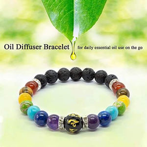 Braccialetto <span class=keywords><strong>Valentina</strong></span> con Perline di Ametista Colorata in Stile Europeo e Americano, Design a Farfalla per Uomo e Donna, Allevia l'Ansia, Mandala Yoga Meditazione - Product Image 1