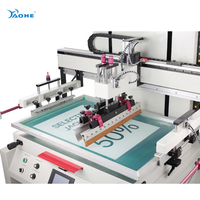 Máquina de Serigrafía Eléctrica Semiautomática Nueva para Cubiertas de Plástico, Cartón y Papel, 1 Color, de Alta Velocidad y Cama Plana