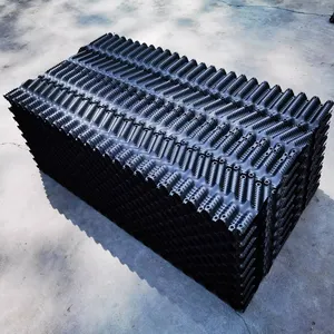 S Wave Cooling Tower Fill Industrial Cooling Tower Fill Trickling Plastic Media Sheet Cooling Tower Fille